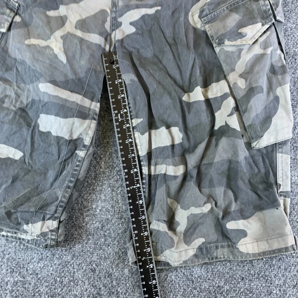 Nautica Jeans Co Utility Shorts Mens 33 Multicolor Camo Cotton Cargo Pockets